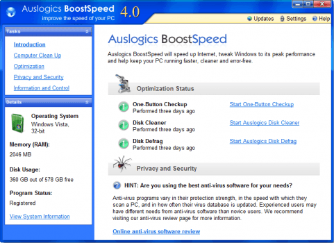 download the new version for ios Auslogics BoostSpeed