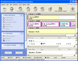 easeus partition master professional edition