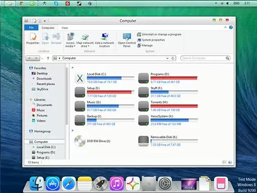 download mac os x mavericks theme for windows 7